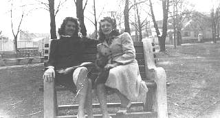 mae and vera dagion-thrall park middletown ny easter dunday 4-9-1944.jpg